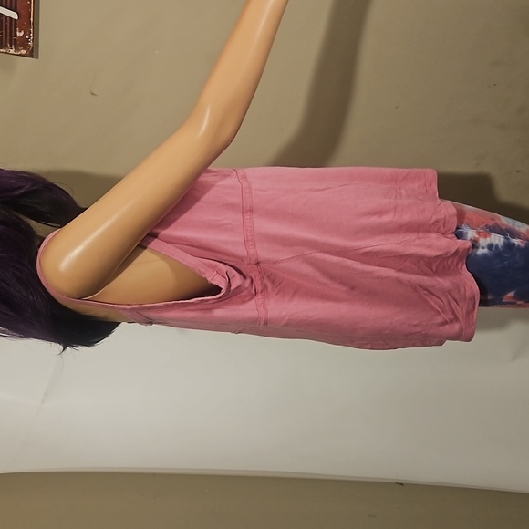 Mossimo Dirty Rose Pleated Tank Top - Picture 2 of 6